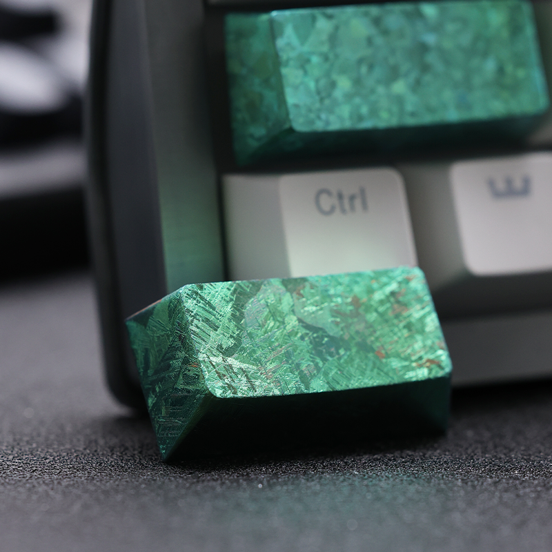 Crystal Titanium Keycaps