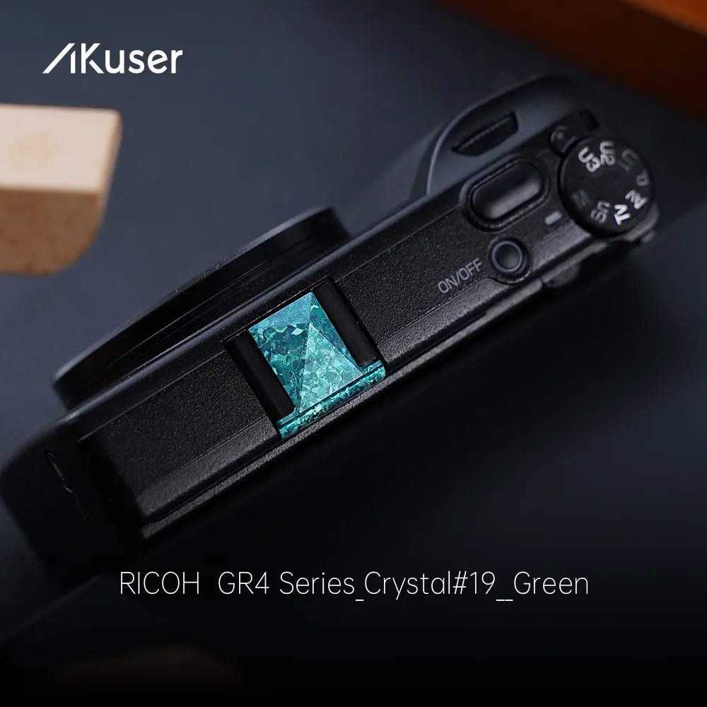 AKuser Crystal Titanium Hot Shoe Cover
