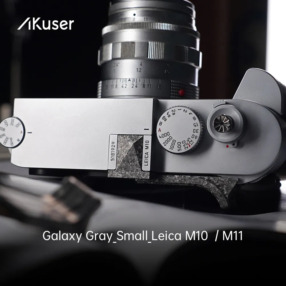 AKuser Ice Crystal Titanium Thumb Grip | Compatible with Leica M10 / M11