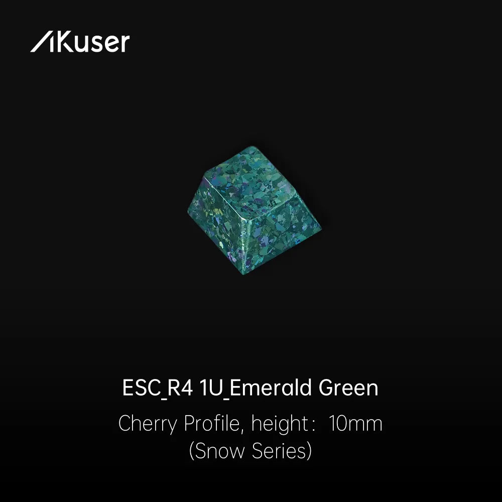 AKuser Ice Crystal Titanium keycap