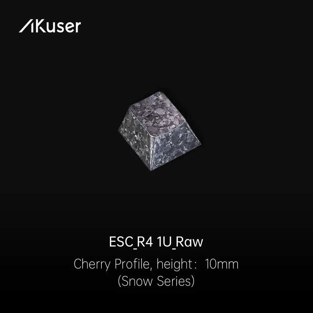 AKuser Ice Crystal Titanium keycap