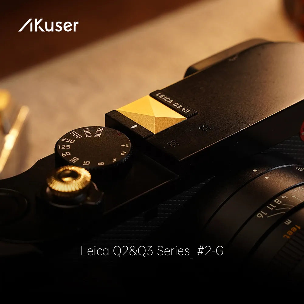 AKuser Brass Hot Shoe Cover
