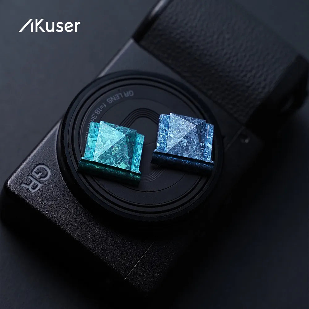 AKuser Crystal Titanium Hot Shoe Cover