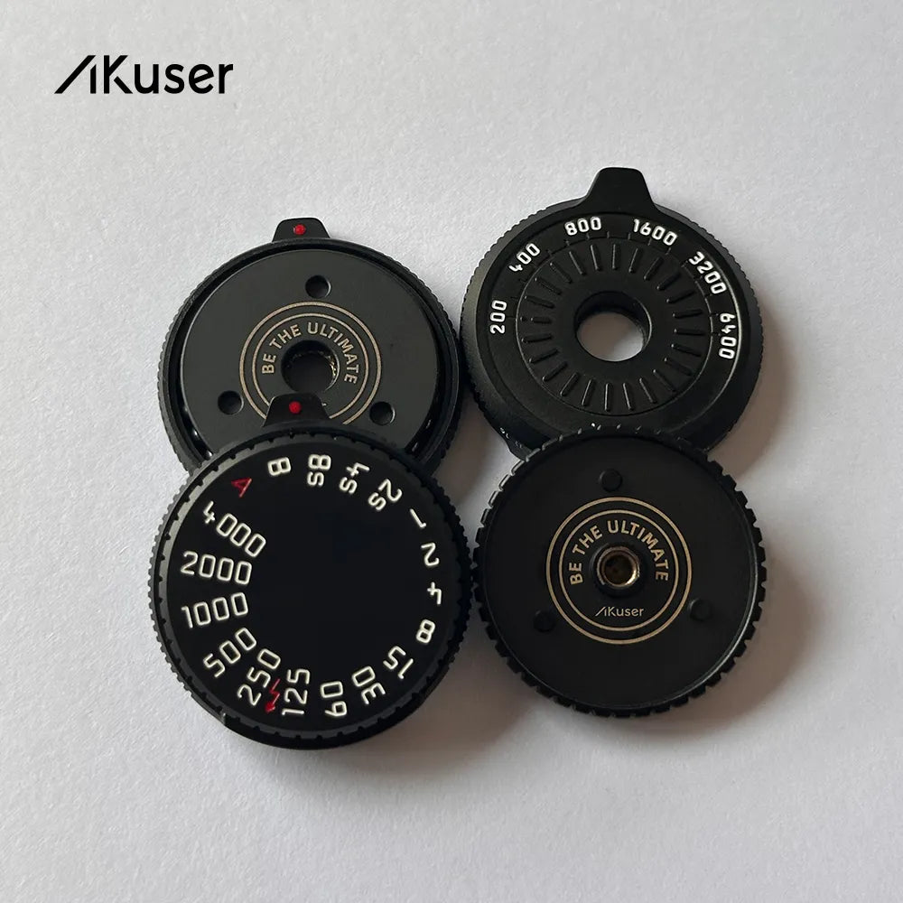 AKuser Lucky Coin — Camera-Inspired Brass Fidget Coin