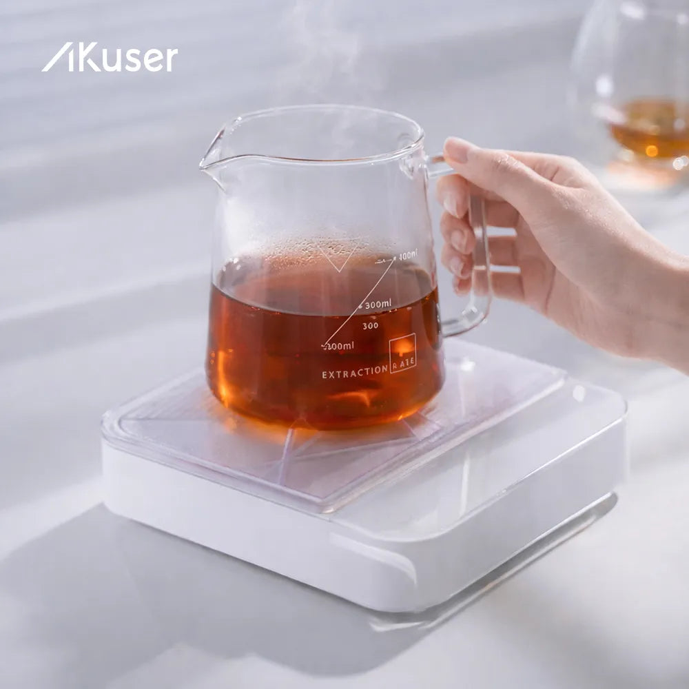 Coffee Relativity Mat | Precision Transparent PC Mat for Coffee Scale Acaia/Brewista/Timemore/Fellow