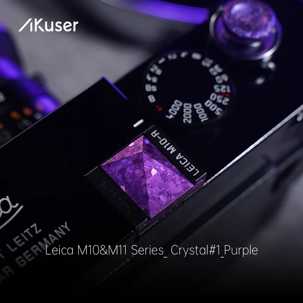 AKuser Crystal Titanium Hot Shoe Cover