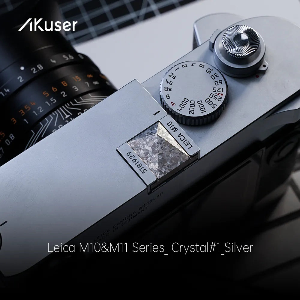 AKuser Crystal Titanium Hot Shoe Cover