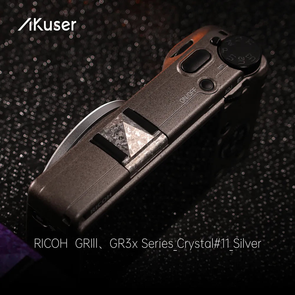 AKuser Crystal Titanium Hot Shoe Cover