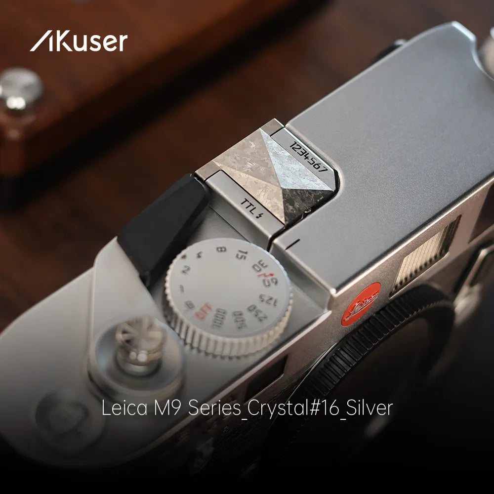 AKuser Crystal Titanium Hot Shoe Cover