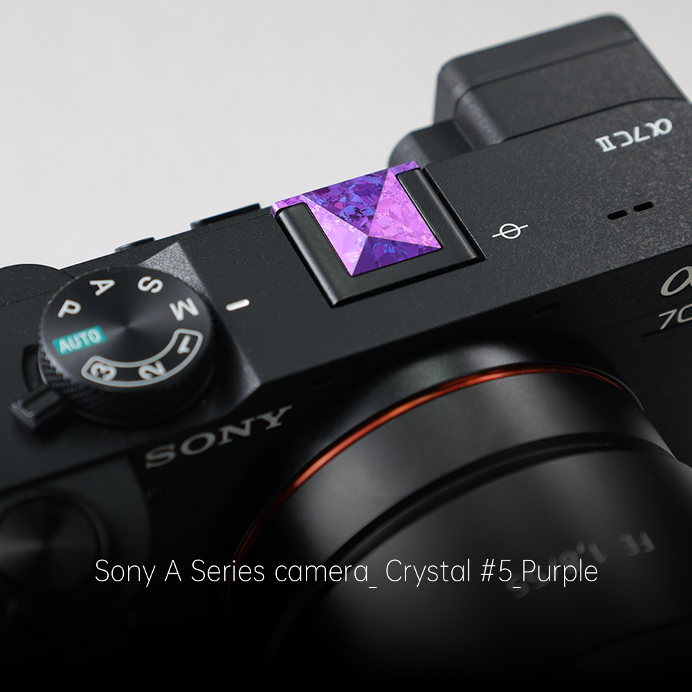 Crystal Titanium Hot Shoe Cover‌