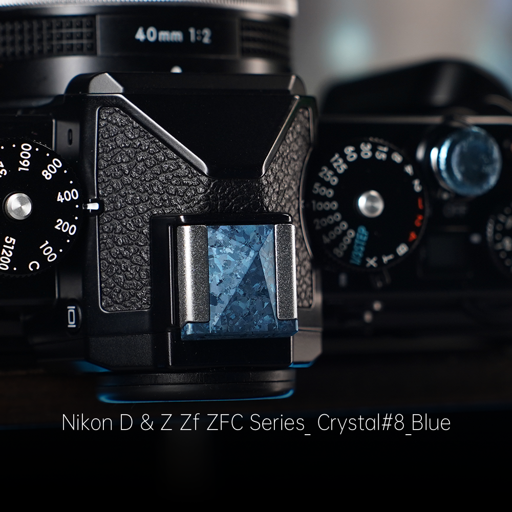 Crystal Titanium Hot Shoe Cover‌