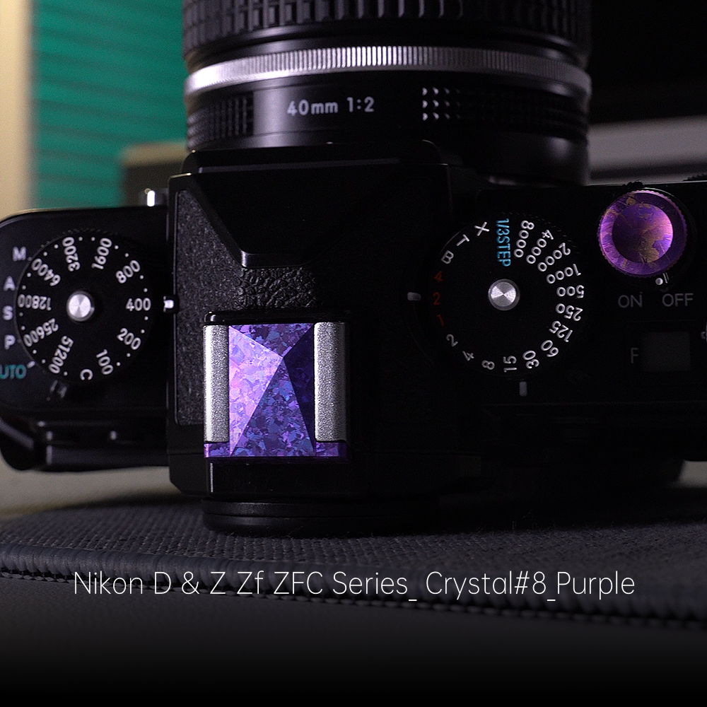 Crystal Titanium Hot Shoe Cover‌