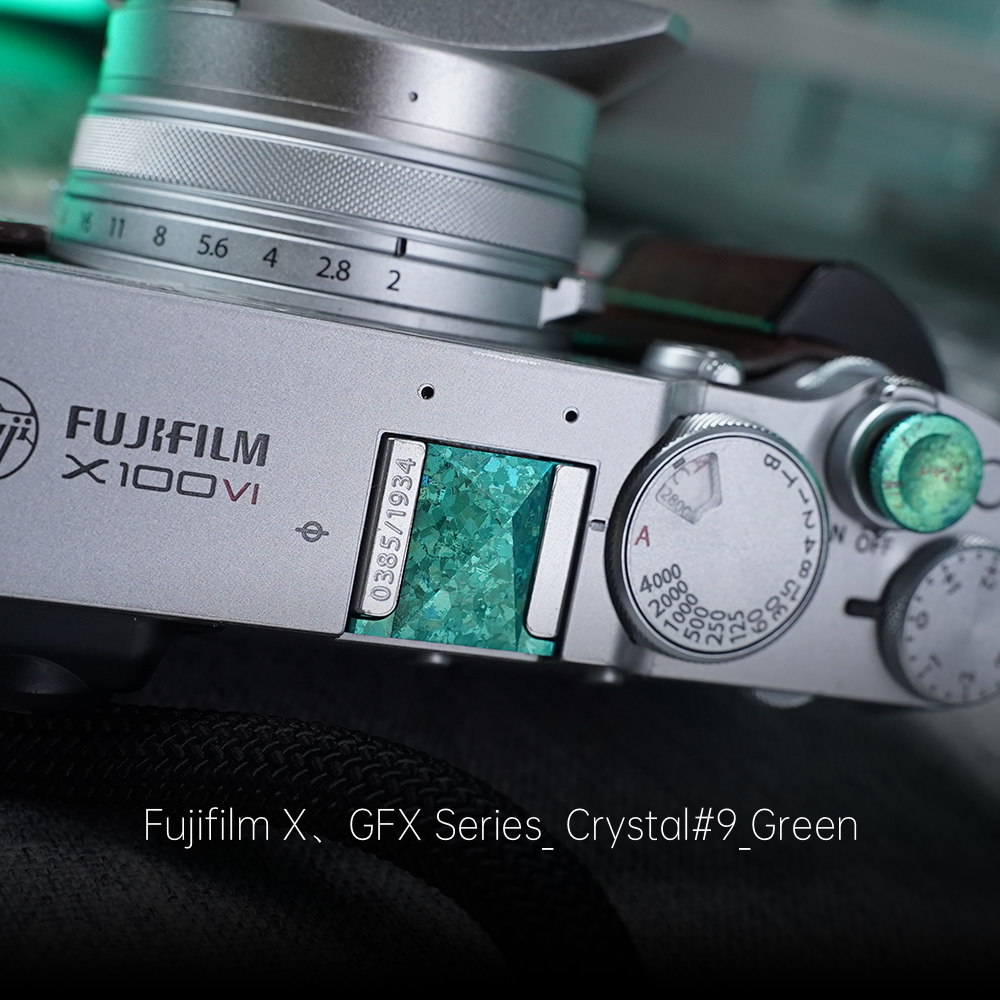 Crystal Titanium Hot Shoe Cover‌