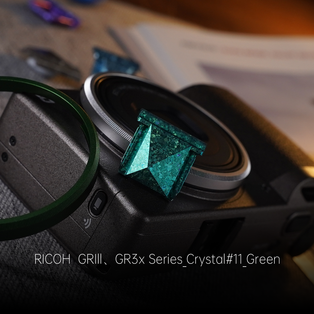 Crystal Titanium Hot Shoe Cover‌