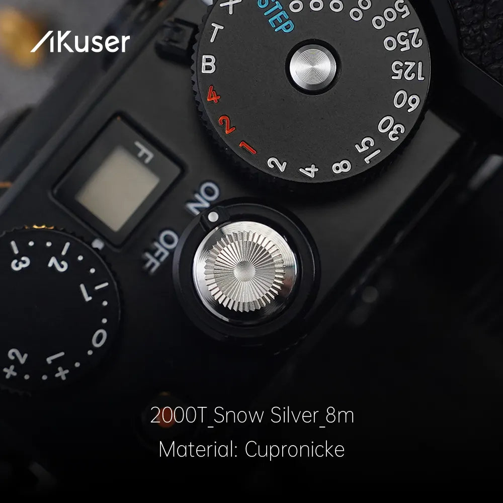 Silver Camera Shutter Buttons