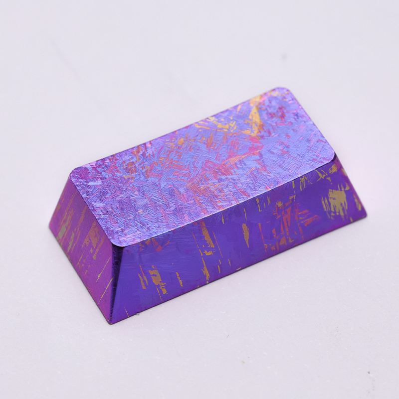 Crystal Titanium Keycaps