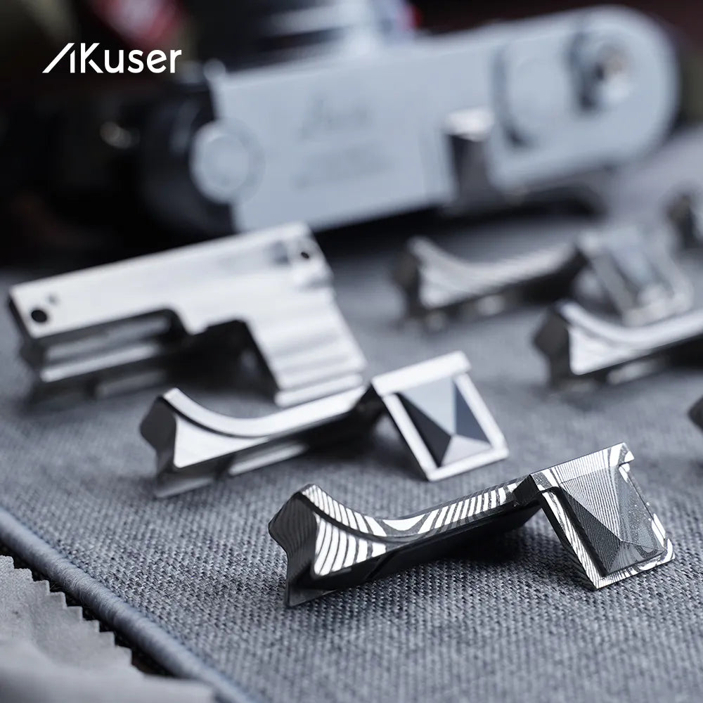 AKuser Damascus Pattern Thumb Grip For Leica M10/11