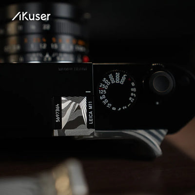 AKuser Damascus Pattern Thumb Grip For Leica M10/11
