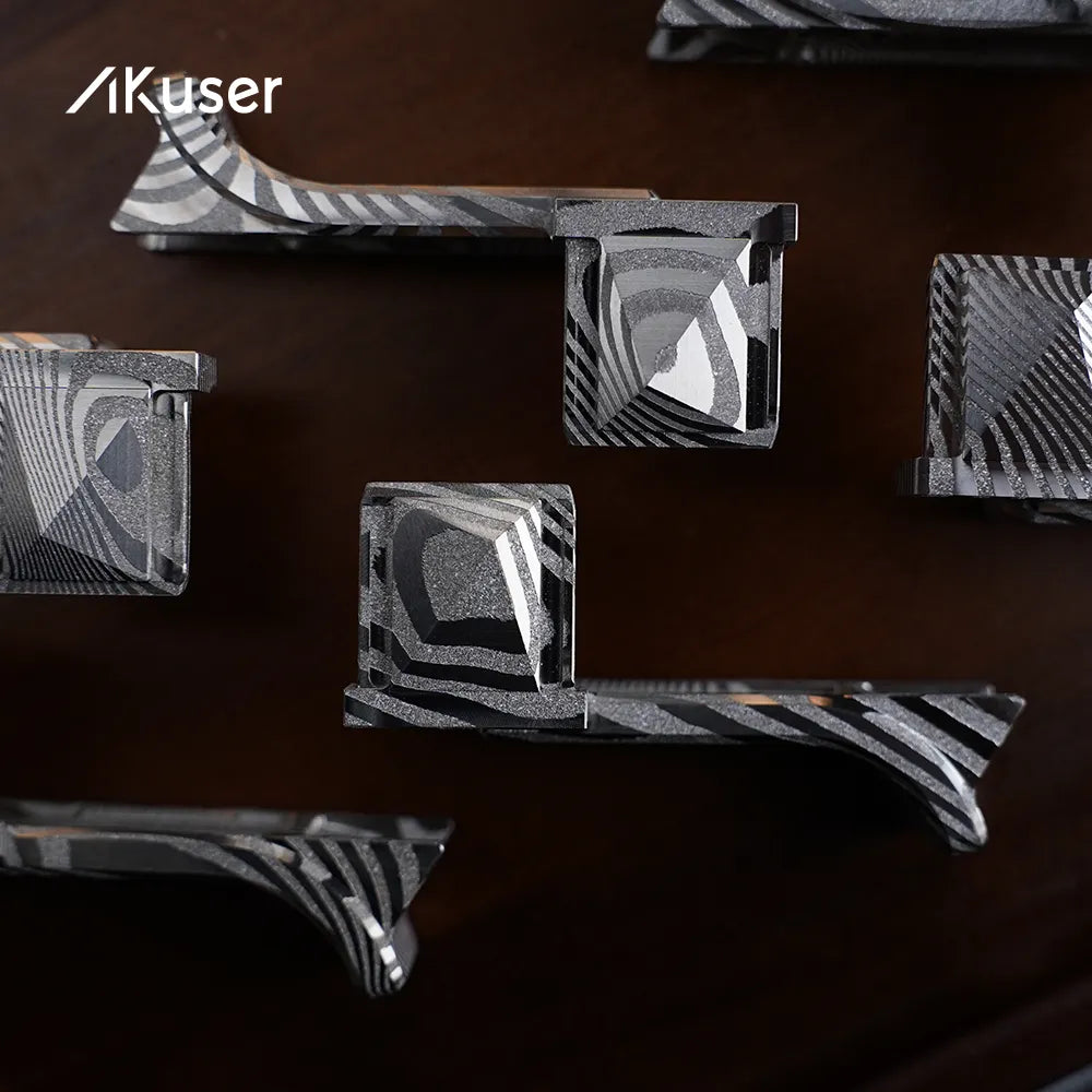 AKuser Damascus Pattern Thumb Grip For Leica M10/11