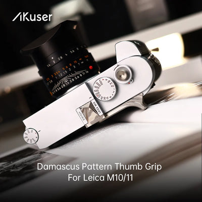 AKuser Damascus Pattern Thumb Grip For Leica M10/11