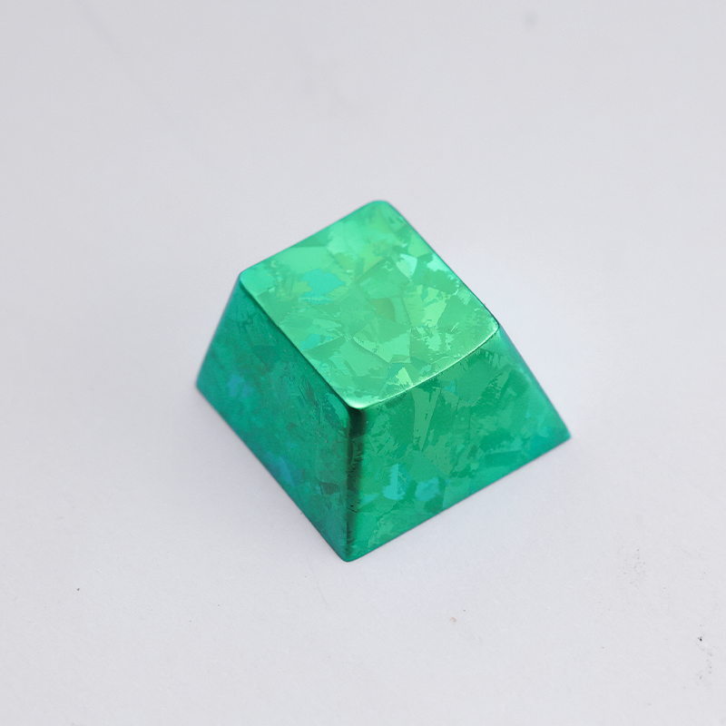 Crystal Titanium Keycaps