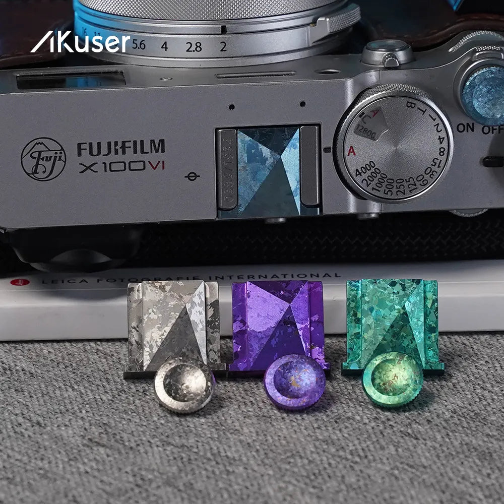 AKuser Crystal Titanium Hot Shoe Cover‌