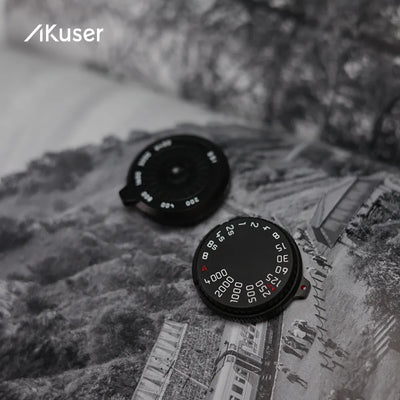 AKuser Lucky Coin — Camera-Inspired Brass Fidget Coin