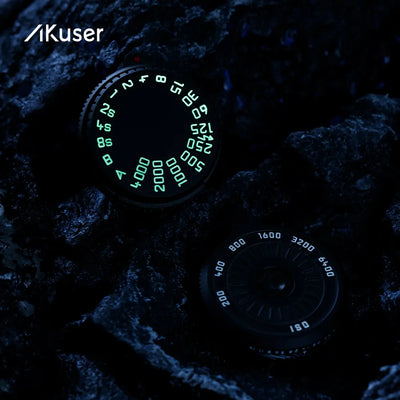 AKuser Lucky Coin — Camera-Inspired Brass Fidget Coin