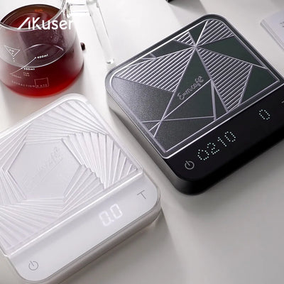 Coffee Relativity Mat | Precision Transparent PC Mat for Coffee Scale Acaia/Brewista/Timemore/Fellow