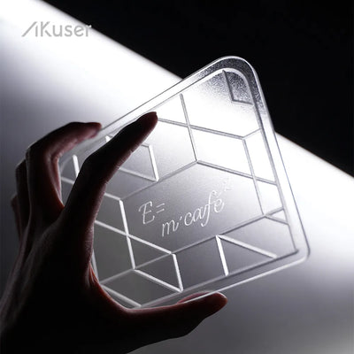 Coffee Relativity Mat | Precision Transparent PC Mat for Coffee Scale Acaia/Brewista/Timemore/Fellow