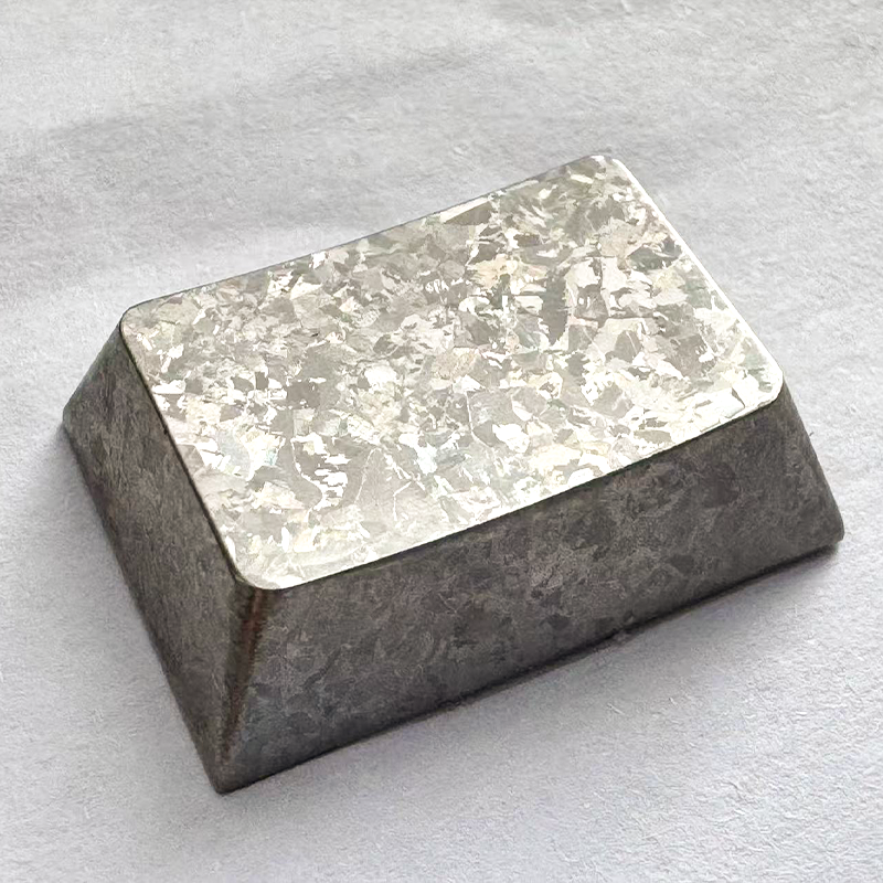 Crystal Titanium Keycaps