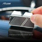 AKuser Damascus-texture switch tester
