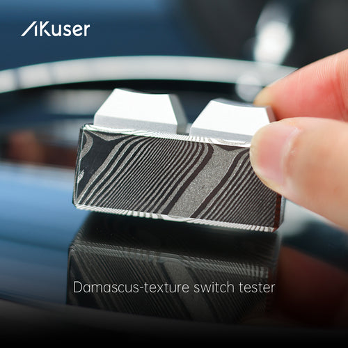 AKuser Damascus-texture switch tester