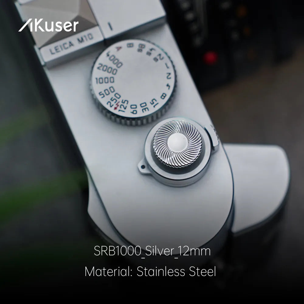 Silver Camera Shutter Buttons