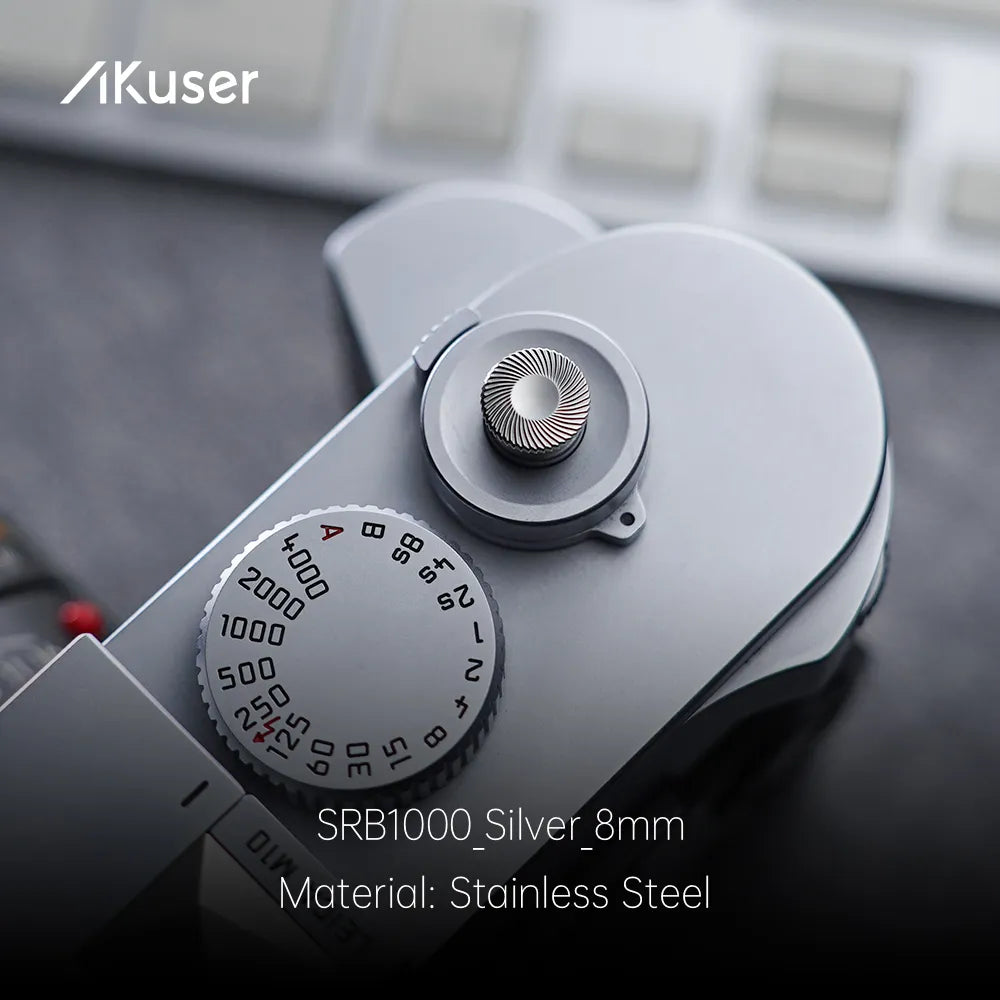 Silver Camera Shutter Buttons