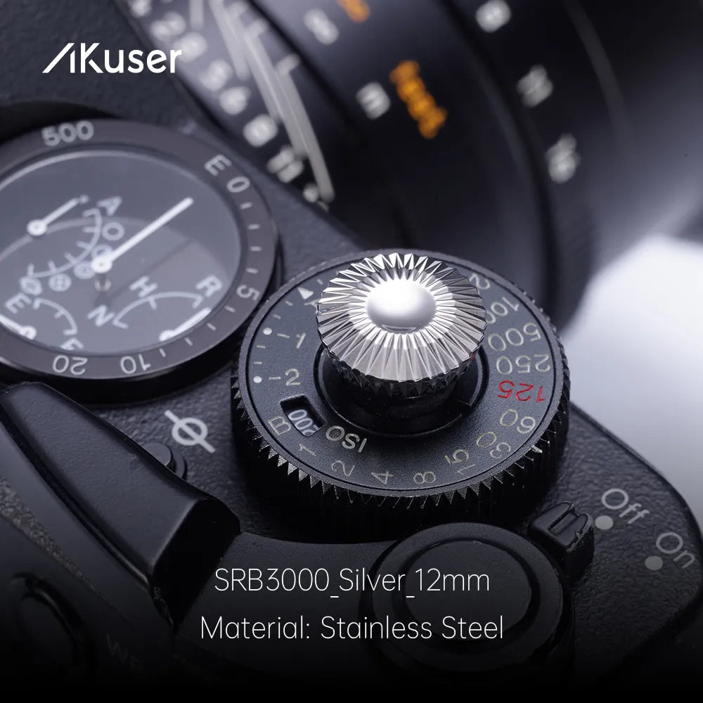 Silver Camera Shutter Buttons