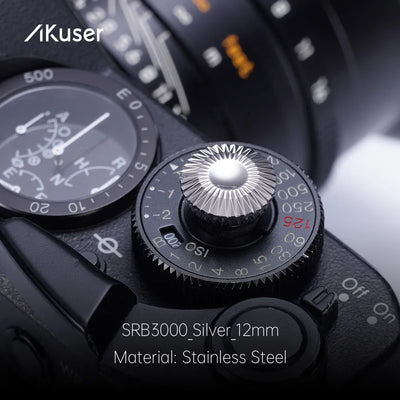 Silver Camera Shutter Buttons