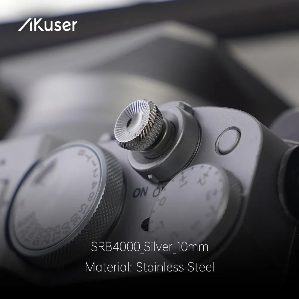Silver Camera Shutter Buttons