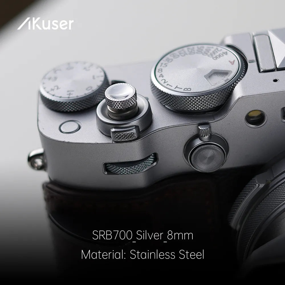 Silver Camera Shutter Buttons