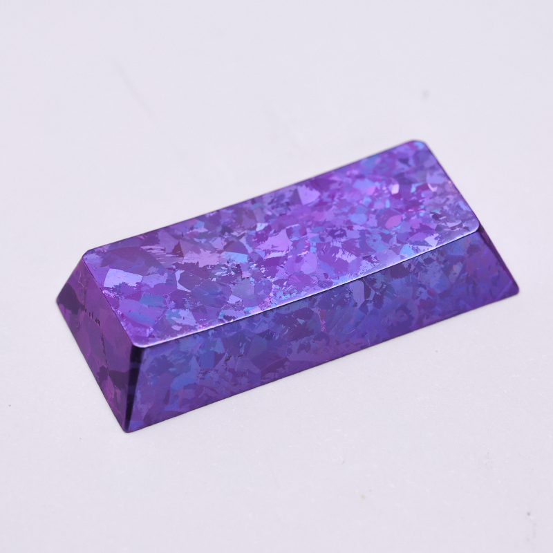 Crystal Titanium Keycaps
