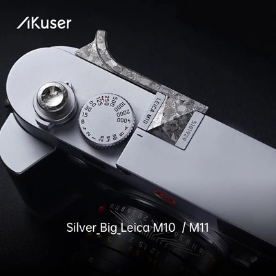 AKuser Ice Crystal Titanium Thumb Grip | Compatible with Leica M10 / M11