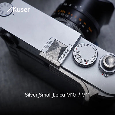AKuser Ice Crystal Titanium Thumb Grip | Compatible with Leica M10 / M11