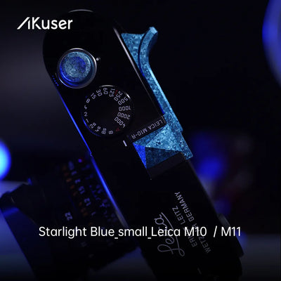 AKuser Ice Crystal Titanium Thumb Grip | Compatible with Leica M10 / M11