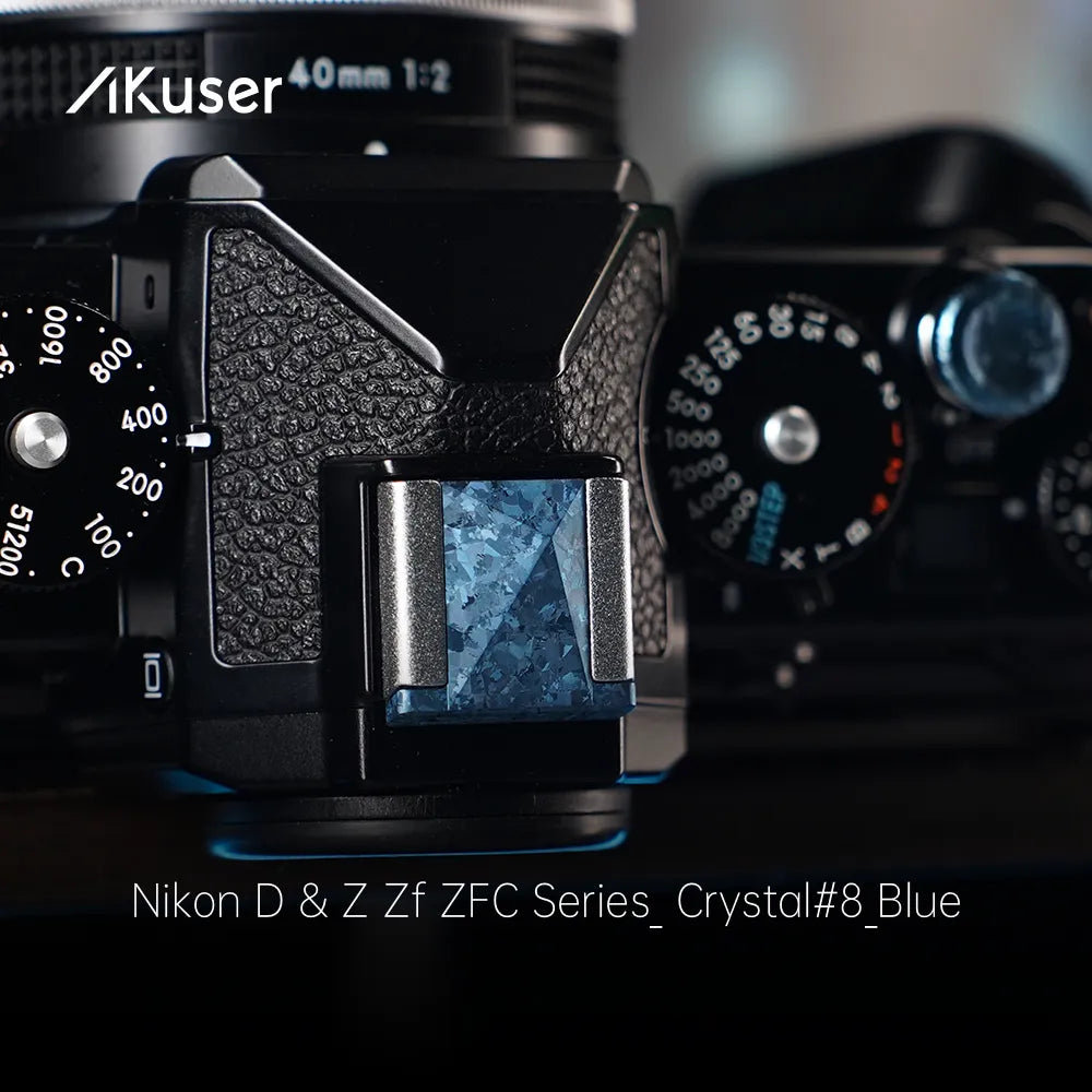 AKuser Crystal Titanium Hot Shoe Cover‌
