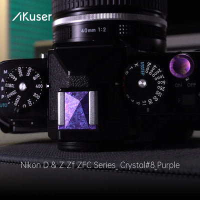 AKuser Crystal Titanium Hot Shoe Cover‌