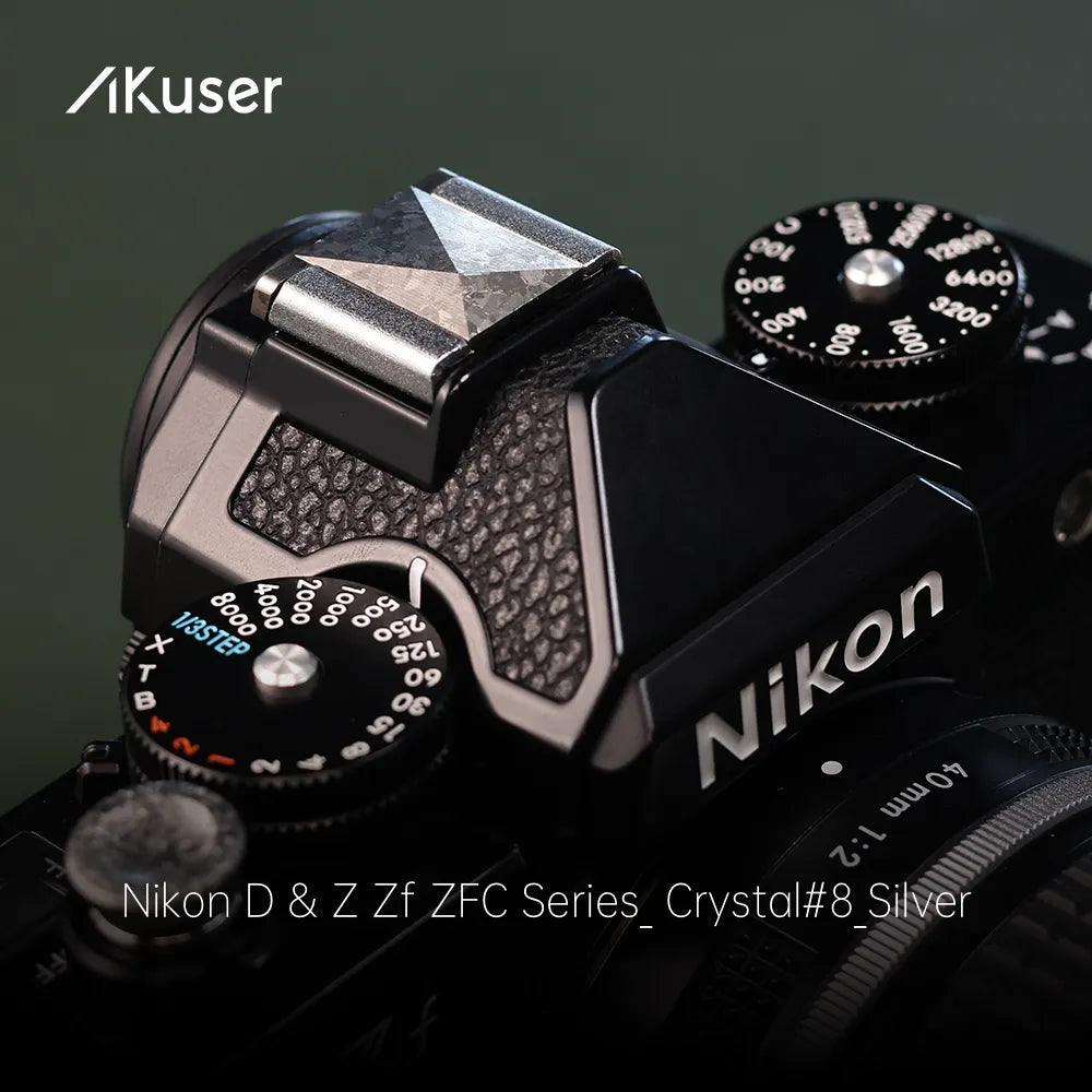 AKuser Crystal Titanium Hot Shoe Cover‌