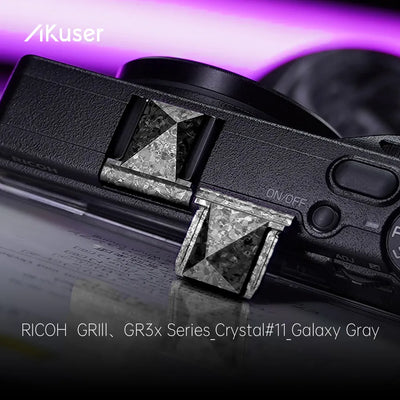 AKuser Crystal Titanium Hot Shoe Cover‌