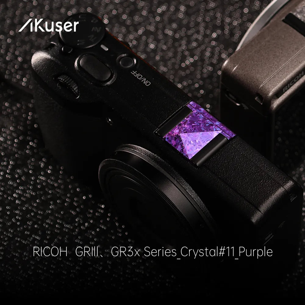 AKuser Crystal Titanium Hot Shoe Cover‌