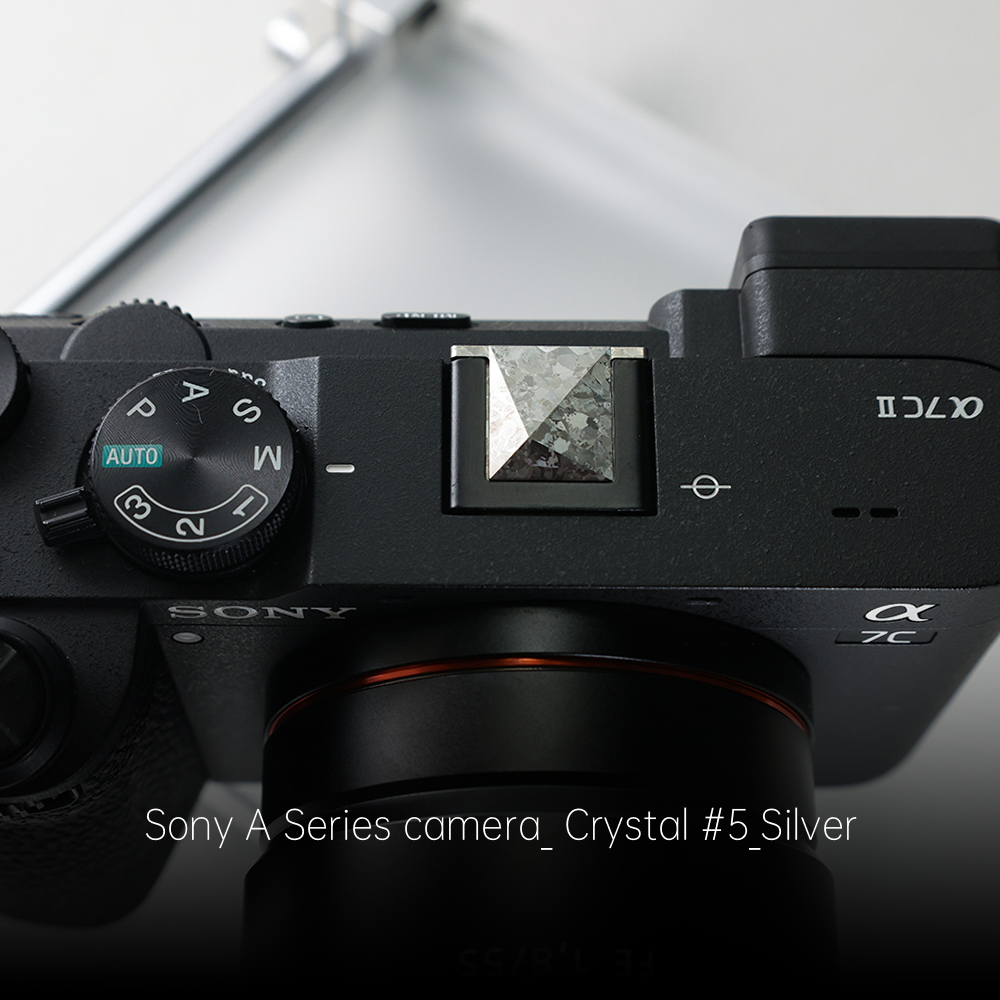 Crystal Titanium Hot Shoe Cover‌