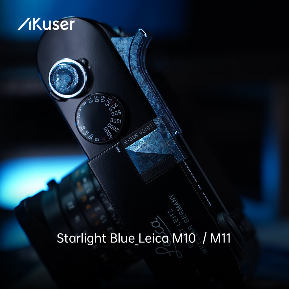 AKuser Ice Crystal Titanium Thumb Grip | Compatible with Leica M10 / M11